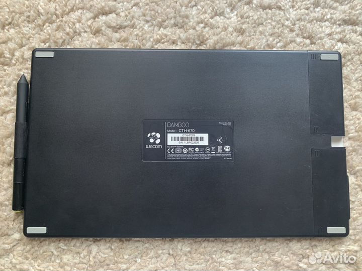 Графический планшет wacom bamboo ctl-670