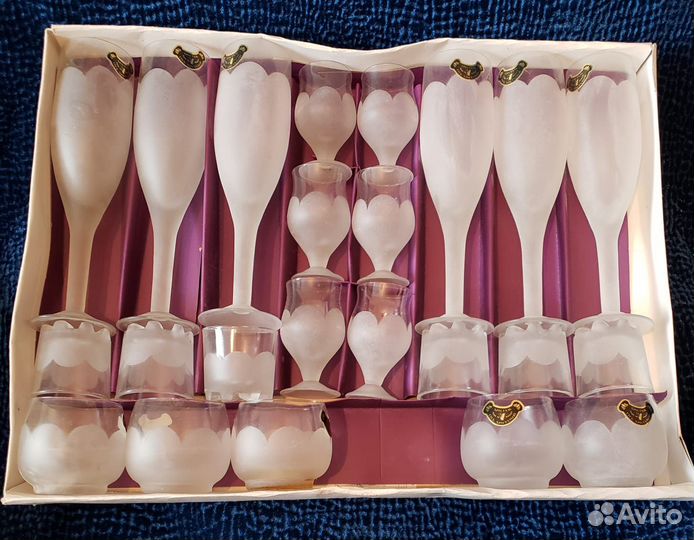 Посуда хрустальная. Новая