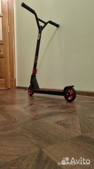 Самокат трюковой с лыжами
