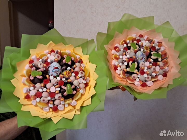 Сьедобные букеты и короба