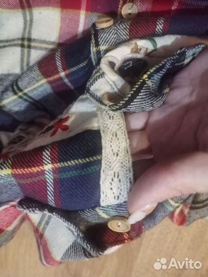 Рубашка дизайнерская с вышивкой