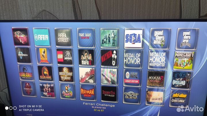 Сони ps3, 2 джойстика, прошитая 85 игр