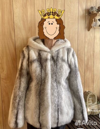 Шуба норковая крестовка