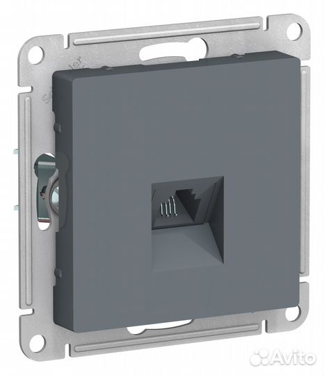 Механизм Розетки RJ11 с/п AtlasDesign Грифель ATN