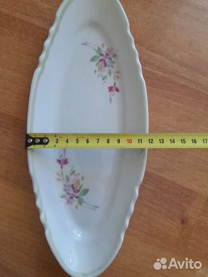 Блюдо весенние цветы