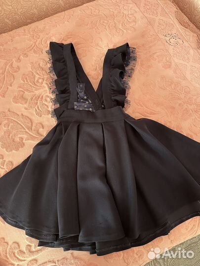 Школьная форма для девочки синяя 134 140 пакетом