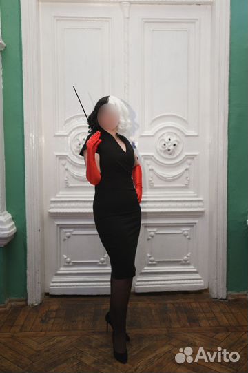 Карнавальный костюм-Круэлла