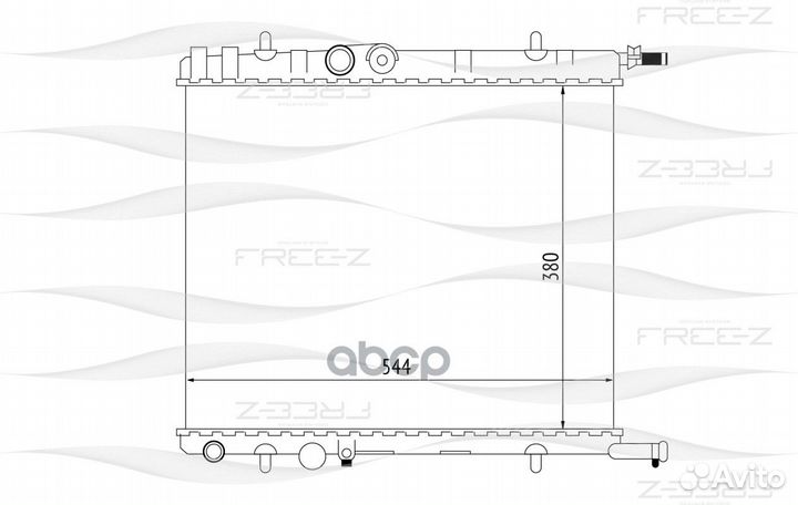 Радиатор citroen Berlingo/C4/Xsara/Picasso 96