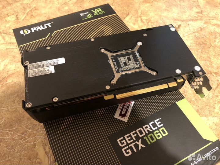 Nvidia geforce GTX 1060 3gb Palit super JetStream