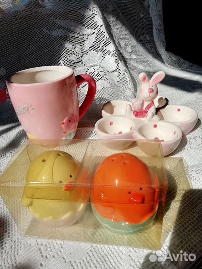 Для Пасхи: кружка, набор для специй