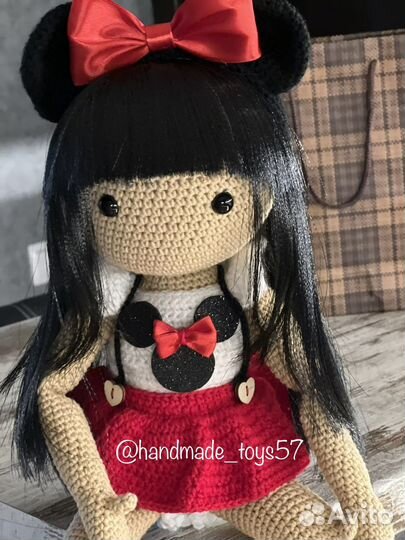 Кукла.Вязаные игрушки ручной работы