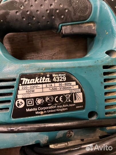 Электро лобзик makita 4329