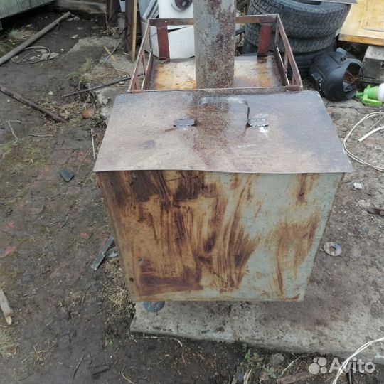 Печь для бани с баком