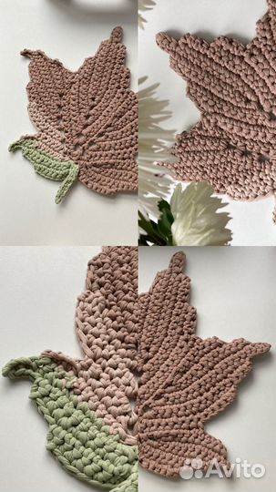 Вязаная крючком салфетка