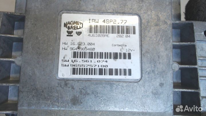 Блок управления двигателем Peugeot 206, 2004