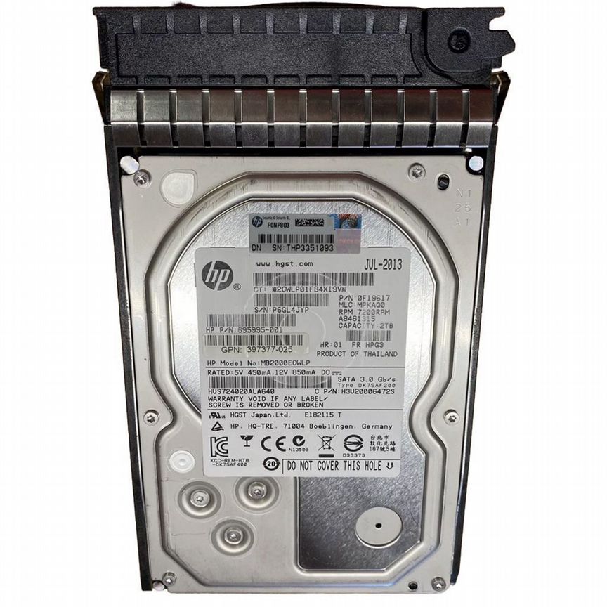 [651166-001] Жесткий Диск Hp 2tb Sata2 3.5" Hdd 651166-001