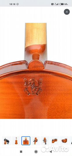 Скрипка 4/4 Andrew Fuchs новая