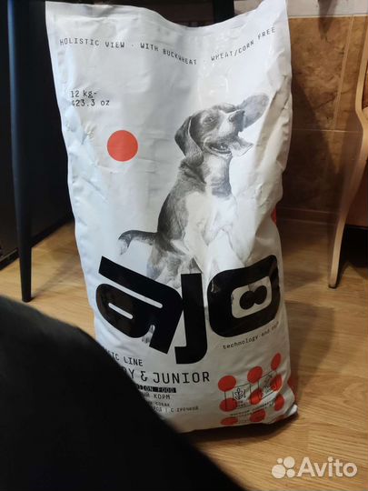 Корм AJO для щенков крупных пород