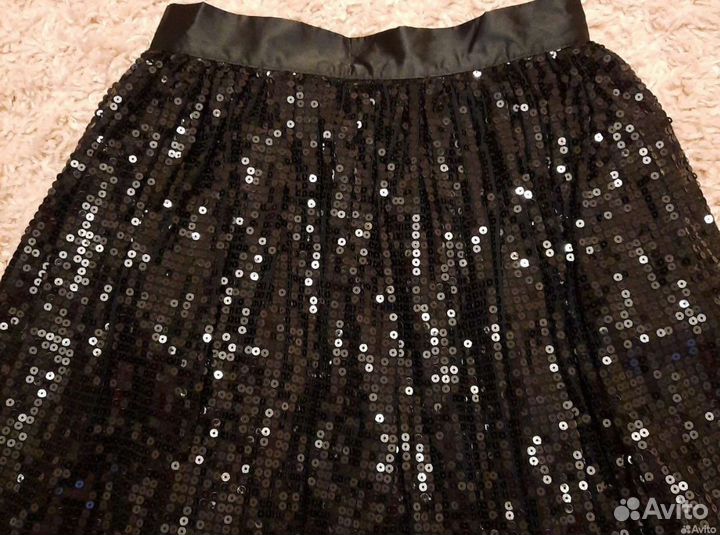 Юбка праздничная с паетками