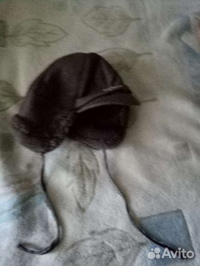 Шапка с натуральным мехом