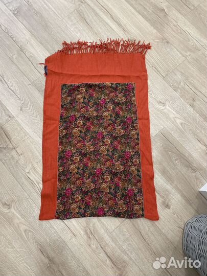 Шарф теплый расписной