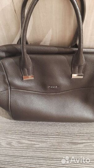 Сумка натуральная кожа коричневая италия