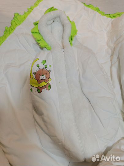 Зимний конверт на выписку