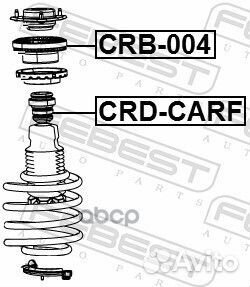 Подшипник опоры переднего амортизатора CRB-004