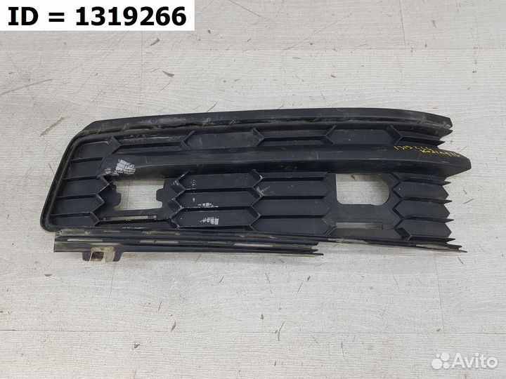 Решетка бампера передняя правая Skoda Kodiaq 1
