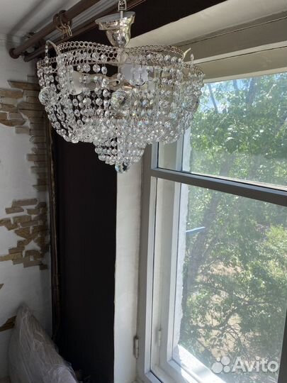 Люстра хрустальная