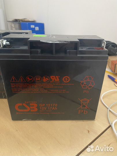 Аккумуляторы для ups/ибп CSB GP 12170 12v 17 Ah