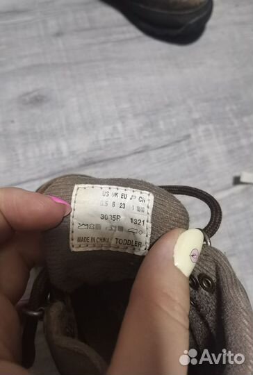 Детские ботинки timberland размер 6UK