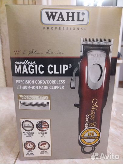 Машинка для стрижки wahl magic clip cordless