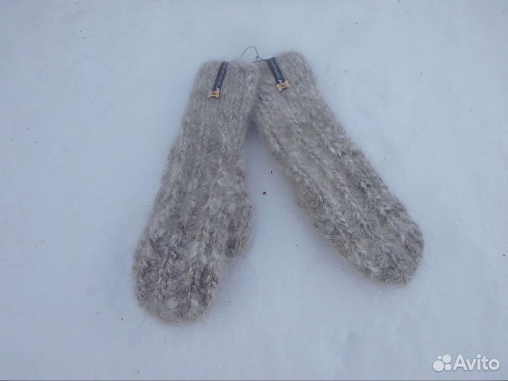 Варежки из собачьей шерсти