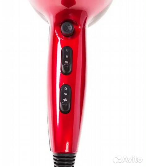 Фен Polaris PHD 2077i, 2000 Вт, красный