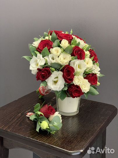 Свадебный букет, букет дублер