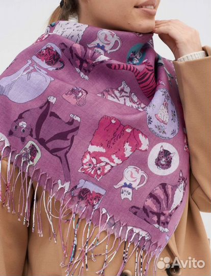 Шарфы и палантины новый