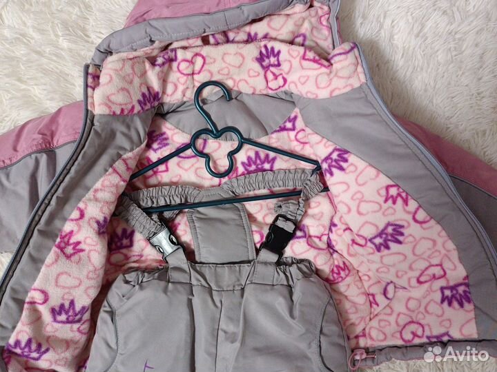 Костюм: комбинезон и куртка 92