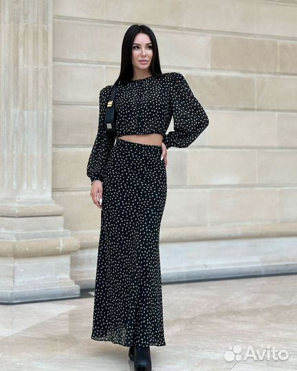 Костюм из ткани Ulyana Sergeenko