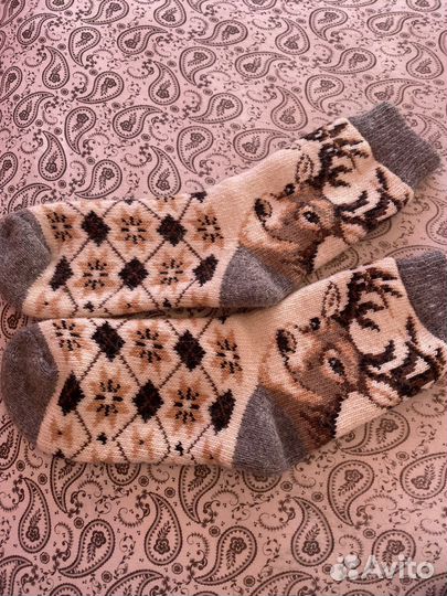 Шерстяные носки