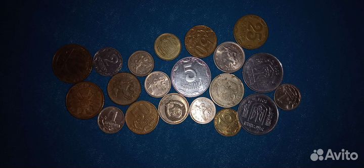 Монеты разные