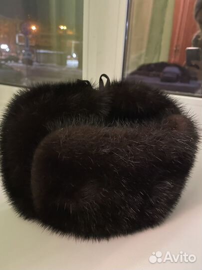 Норковая шапка мужская