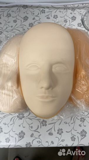 Голова манекен для ресниц, бровей, татуировок