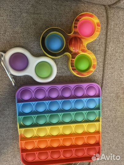 Игрушки-антистресс, головоломки