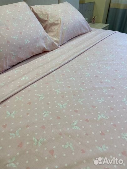 2-хсп. евро постельное бельё сатин ранфорс кретон