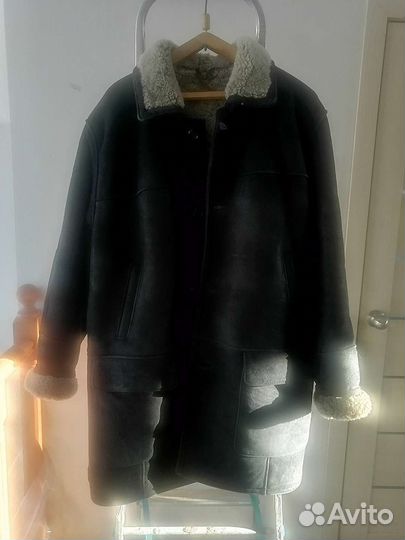 Дубленка натуральная мужская 50 52 размер