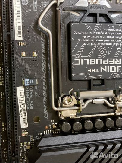 Мп Asus ROG strix B560-I gaming wifi ITX s1200