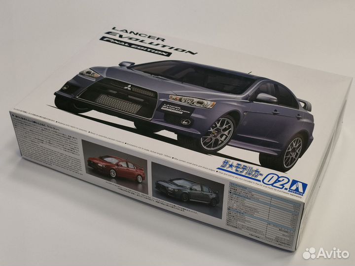 Mitsubishi Lancer X Сборная модель Aoshima 05795