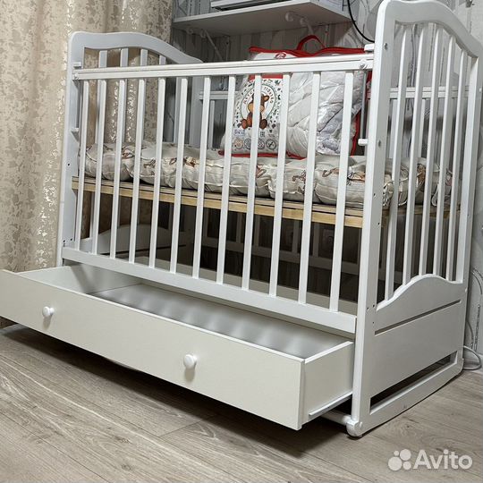 Детская кровать+матрас+одеяло