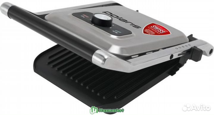 Электрогриль Polaris PGP 1202, 2000 Вт, черный